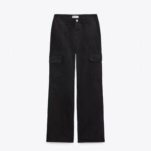 Zara Cargo Trousers black